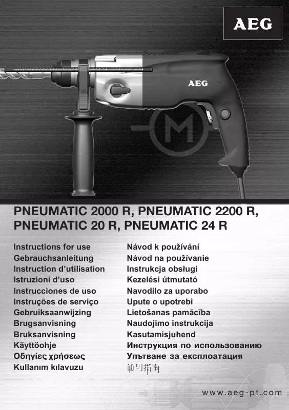 Mode d'emploi AEG-ELECTROLUX PN 2000 R