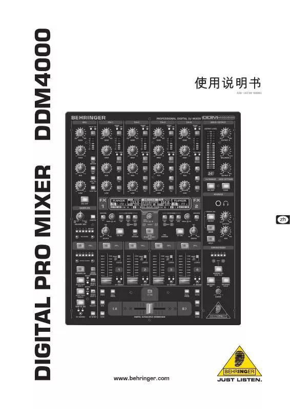 Mode d'emploi BEHRINGER DDM4000