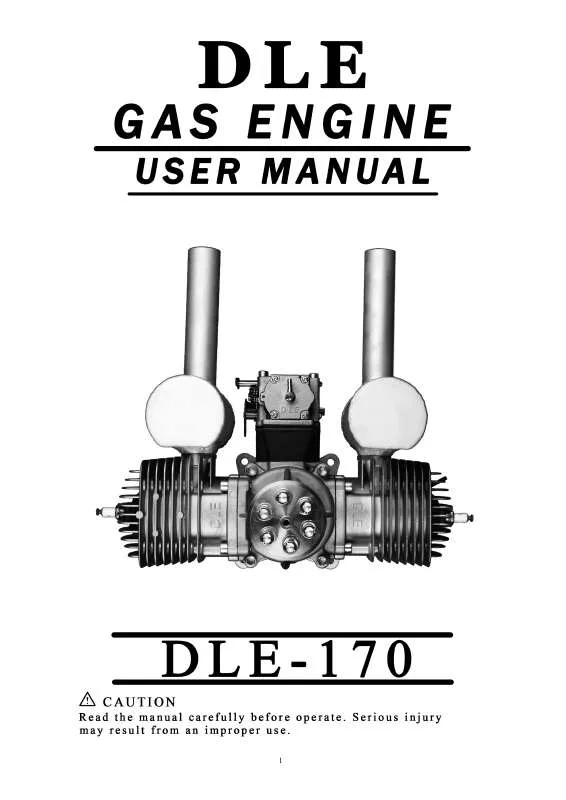 Mode d'emploi DLE DLE-170