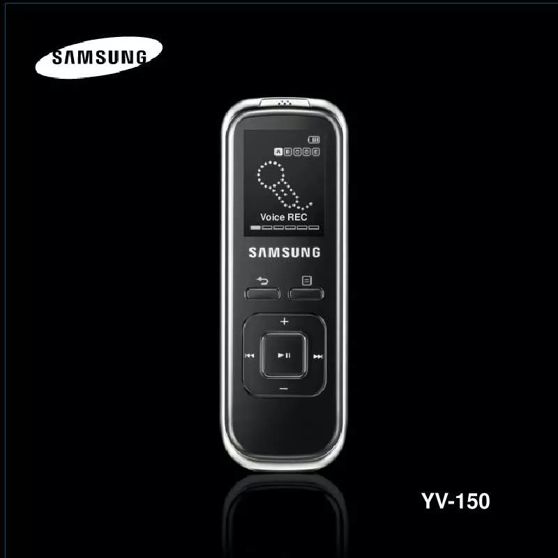 Mode d'emploi SAMSUNG YV-150PQ