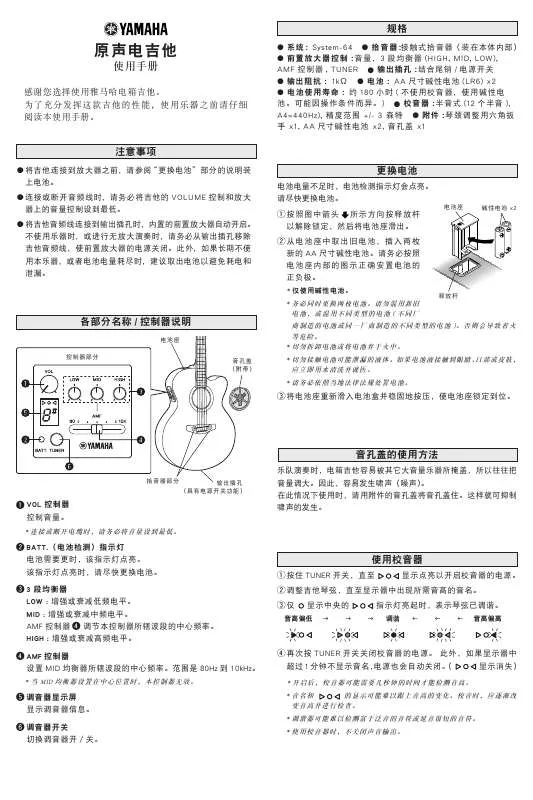 Mode d'emploi YAMAHA APX700II-12