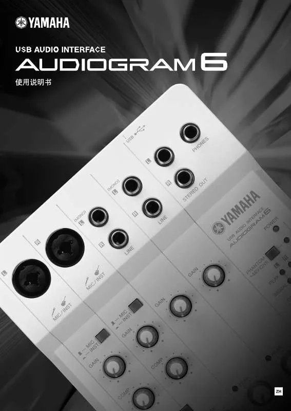 Mode d'emploi YAMAHA AUDIOGRAM6