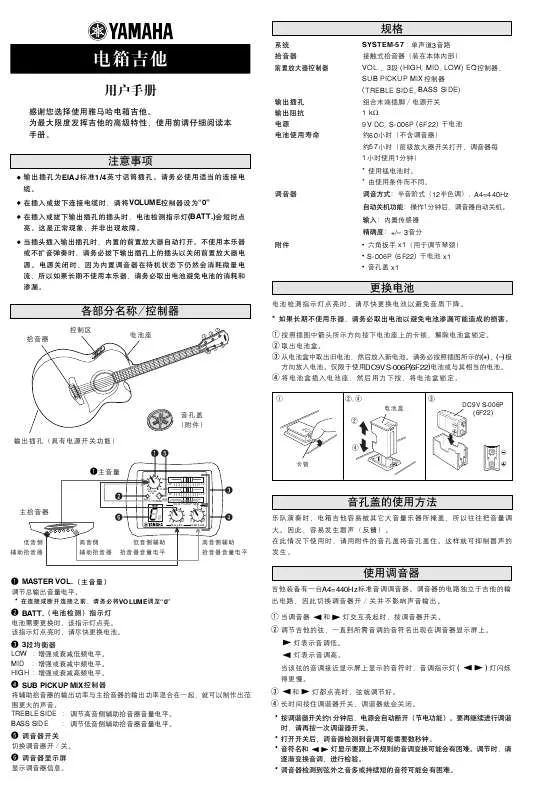 Mode d'emploi YAMAHA CPX/APX900