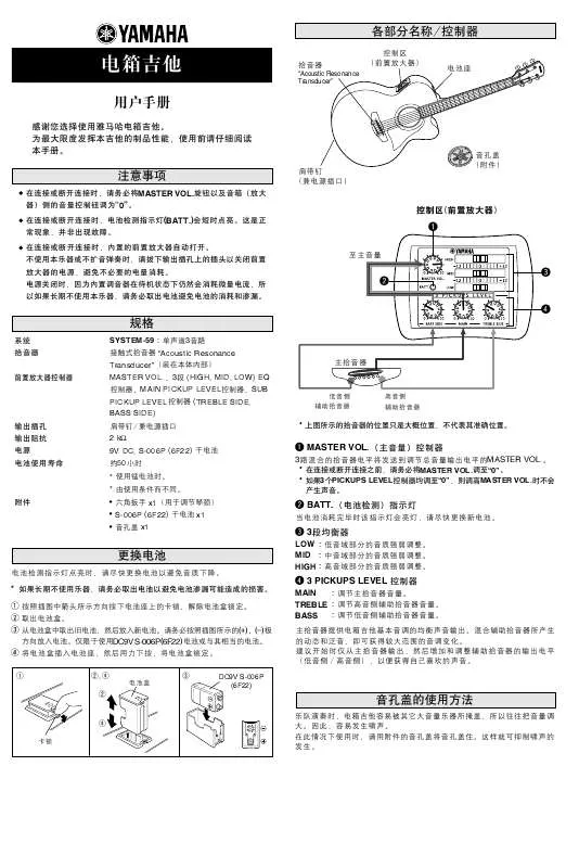 Mode d'emploi YAMAHA CPX15II