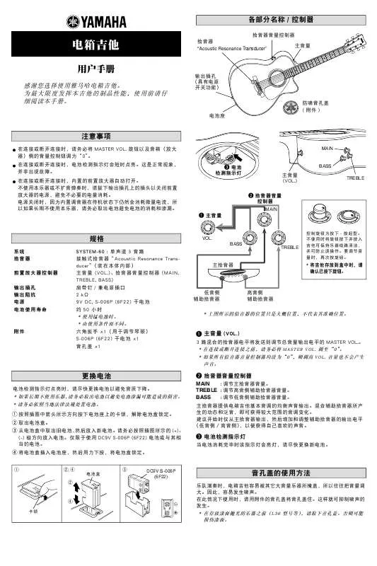 Mode d'emploi YAMAHA LLX16